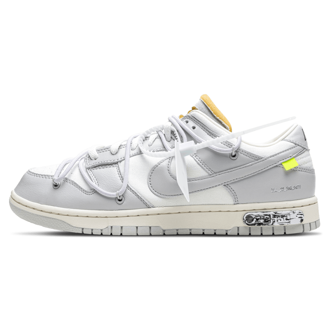 Off-White x Nike Dunk Low 'Lot 49 of 50'- Streetwear Fashion - helmiss.com