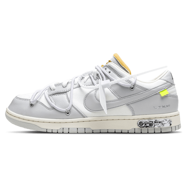 Off-White x Nike Dunk Low 'Lot 49 of 50'- Streetwear Fashion - helmiss.com