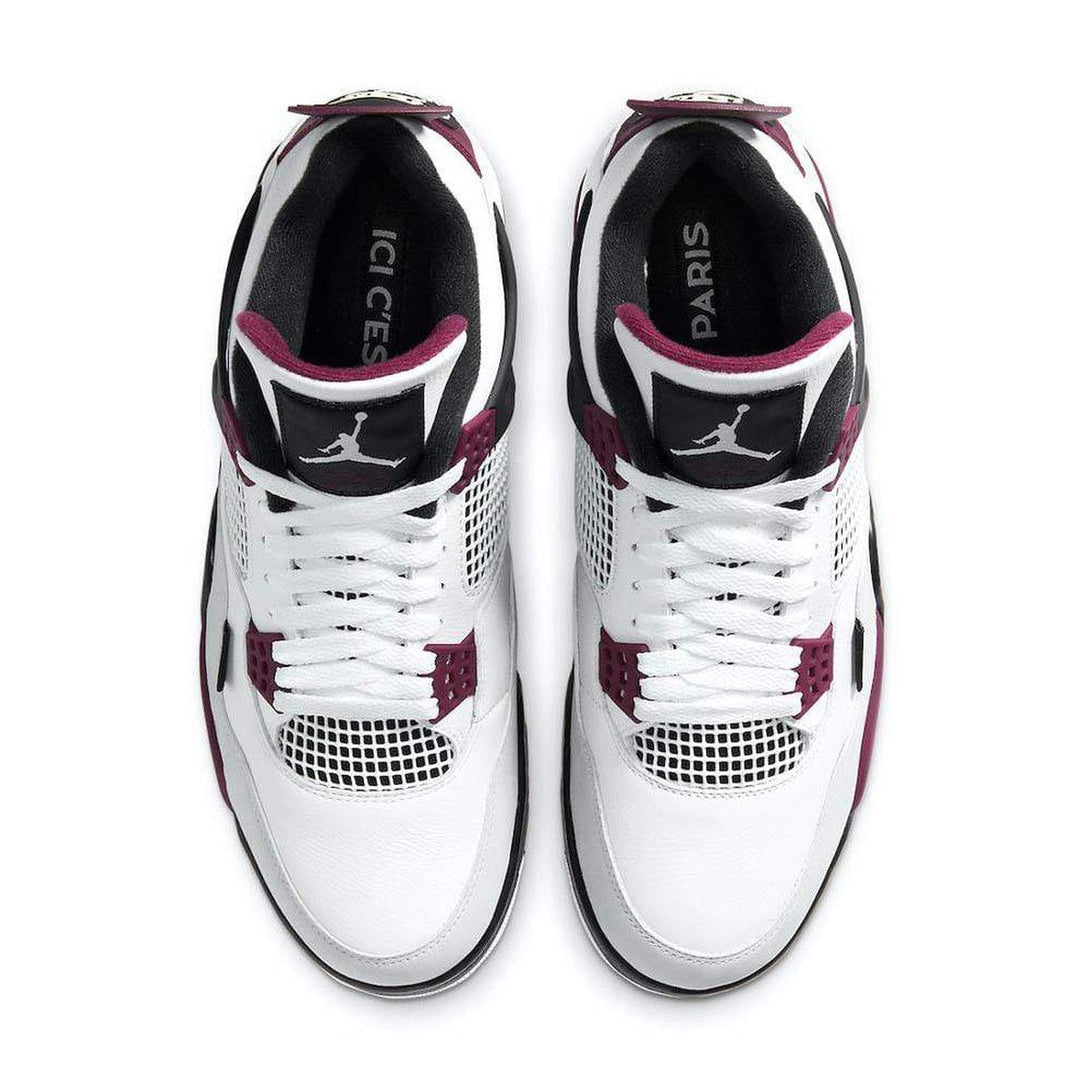 Paris Saint-Germain x Air Jordan 4 Retro 'Bordeaux'- Streetwear Fashion - helmiss.com