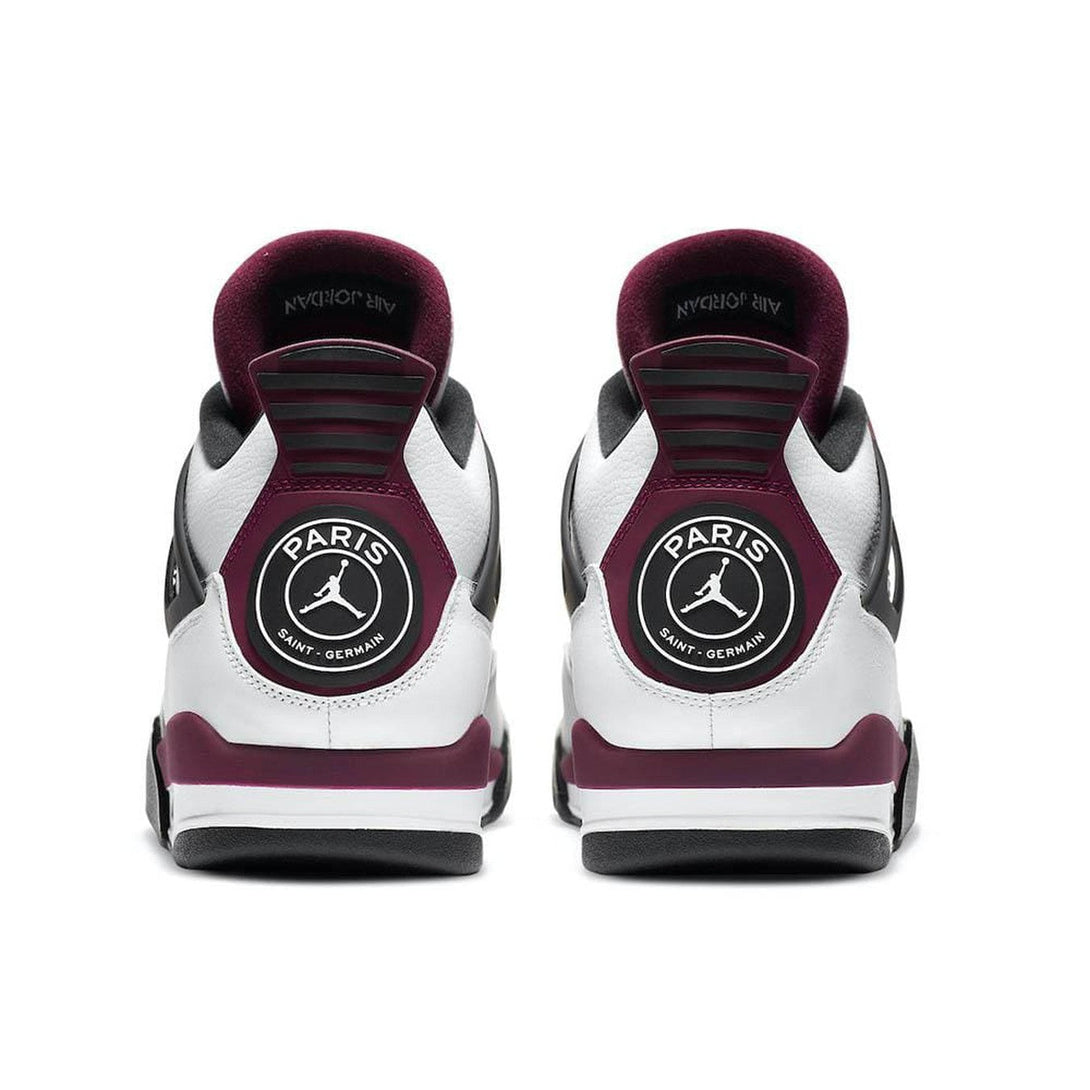 Paris Saint-Germain x Air Jordan 4 Retro 'Bordeaux'- Streetwear Fashion - helmiss.com