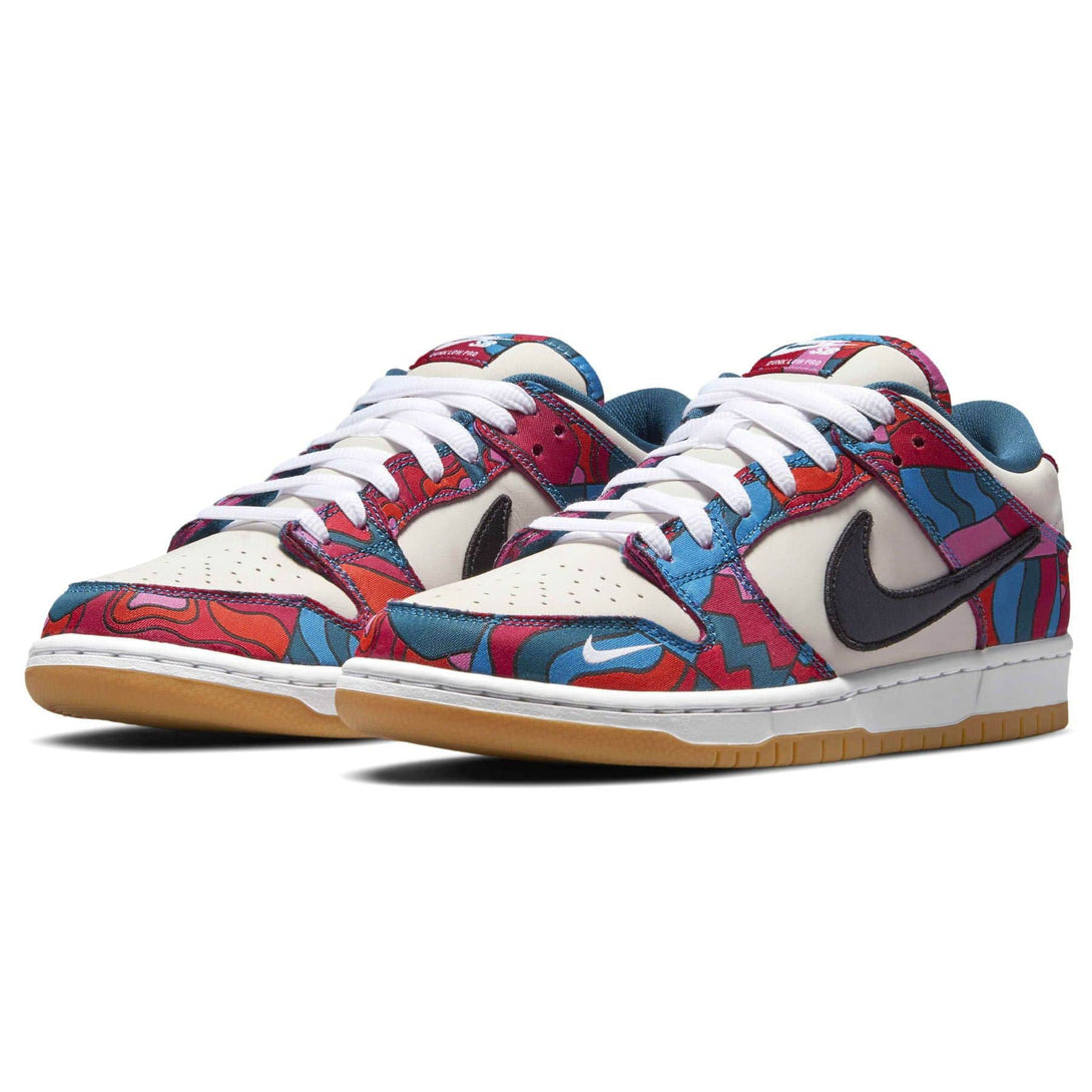 Parra x Nike Dunk Low Pro SB 'Abstract Art'- Streetwear Fashion - helmiss.com