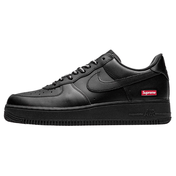 Supreme x Nike Air Force 1 Low 'Box Logo - Black'- Streetwear Fashion - helmiss.com