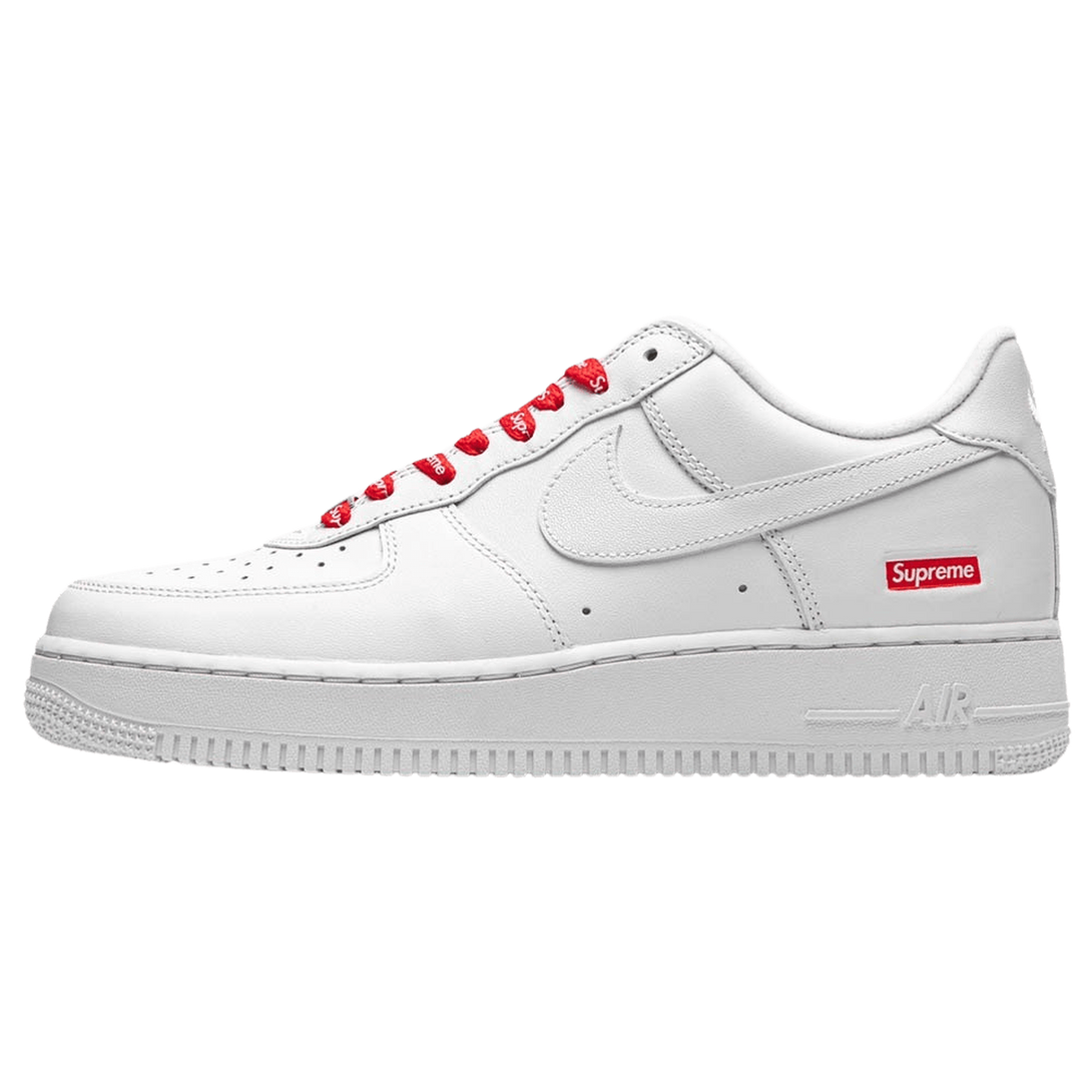 Supreme x Nike Air Force 1 Low 'Box Logo - White'- Streetwear Fashion - helmiss.com