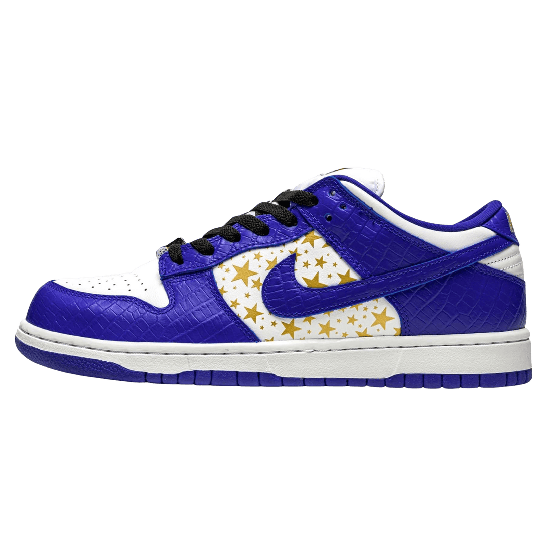 Supreme x Nike Dunk Low OG SB QS 'Hyper Royal'- Streetwear Fashion - helmiss.com