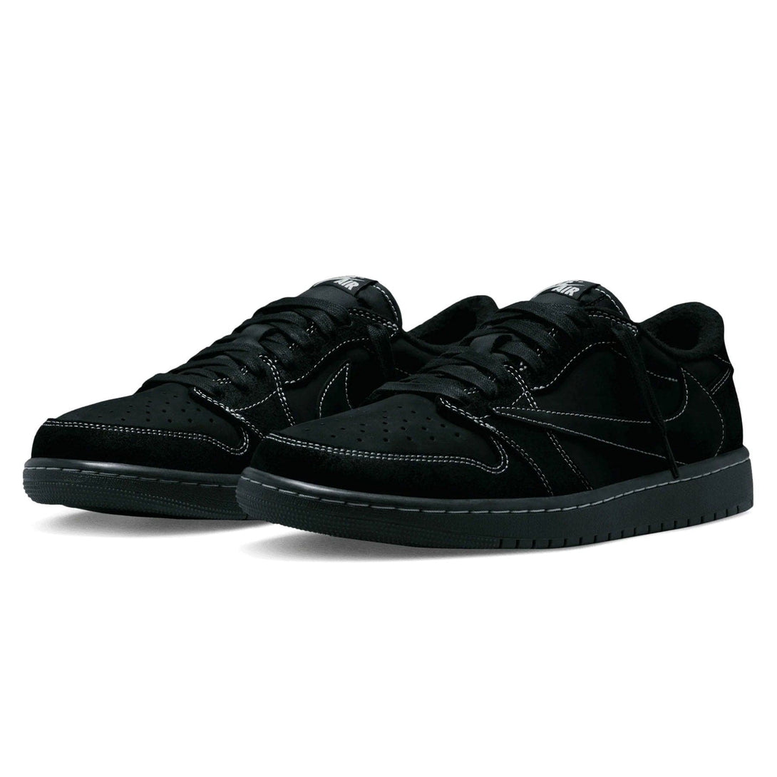 Travis Scott x Air Jordan 1 Low OG SP 'Black Phantom'- Streetwear Fashion - helmiss.com