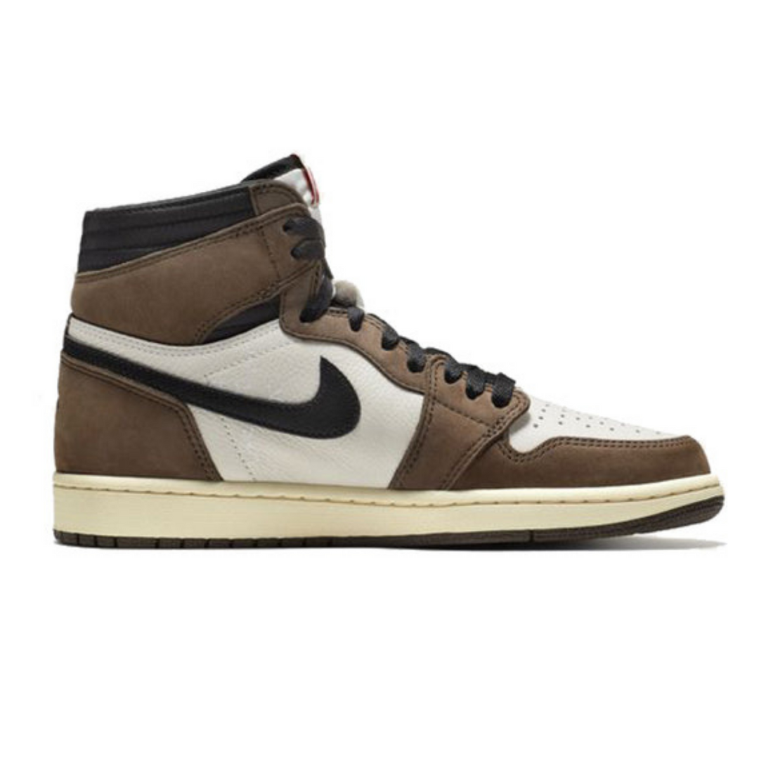 Travis Scott x Air Jordan 1 Retro High OG 'Mocha'- Streetwear Fashion - helmiss.com