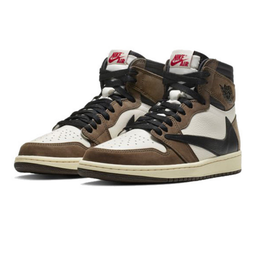 Travis Scott x Air Jordan 1 Retro High OG 'Mocha'- Streetwear Fashion - helmiss.com