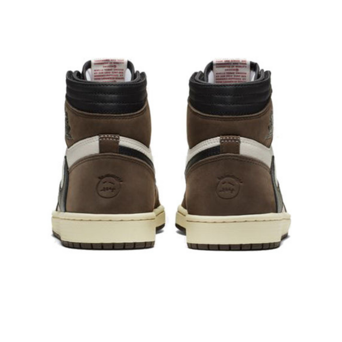 Travis Scott x Air Jordan 1 Retro High OG 'Mocha'- Streetwear Fashion - helmiss.com