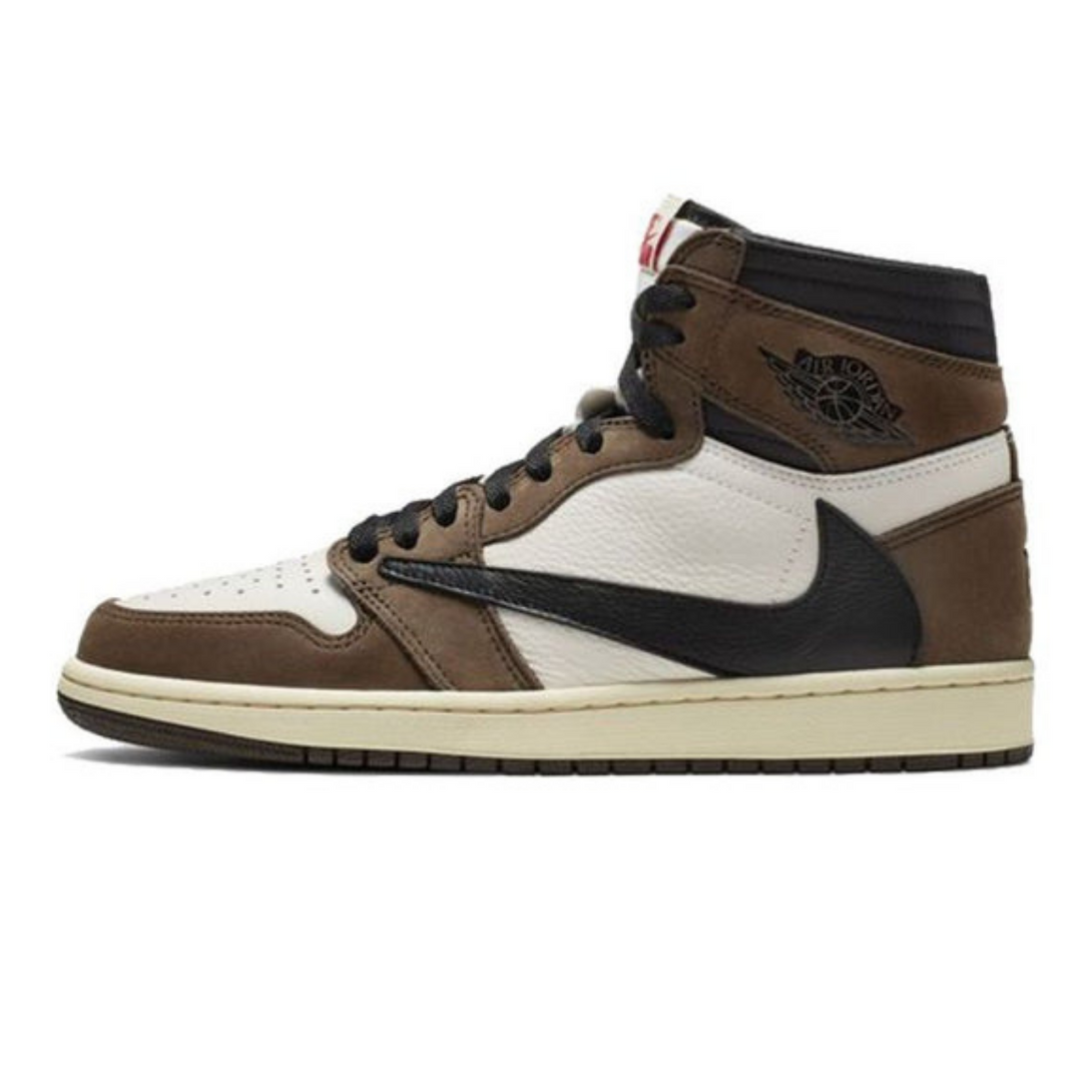 Travis Scott x Air Jordan 1 Retro High OG 'Mocha'- Streetwear Fashion - helmiss.com