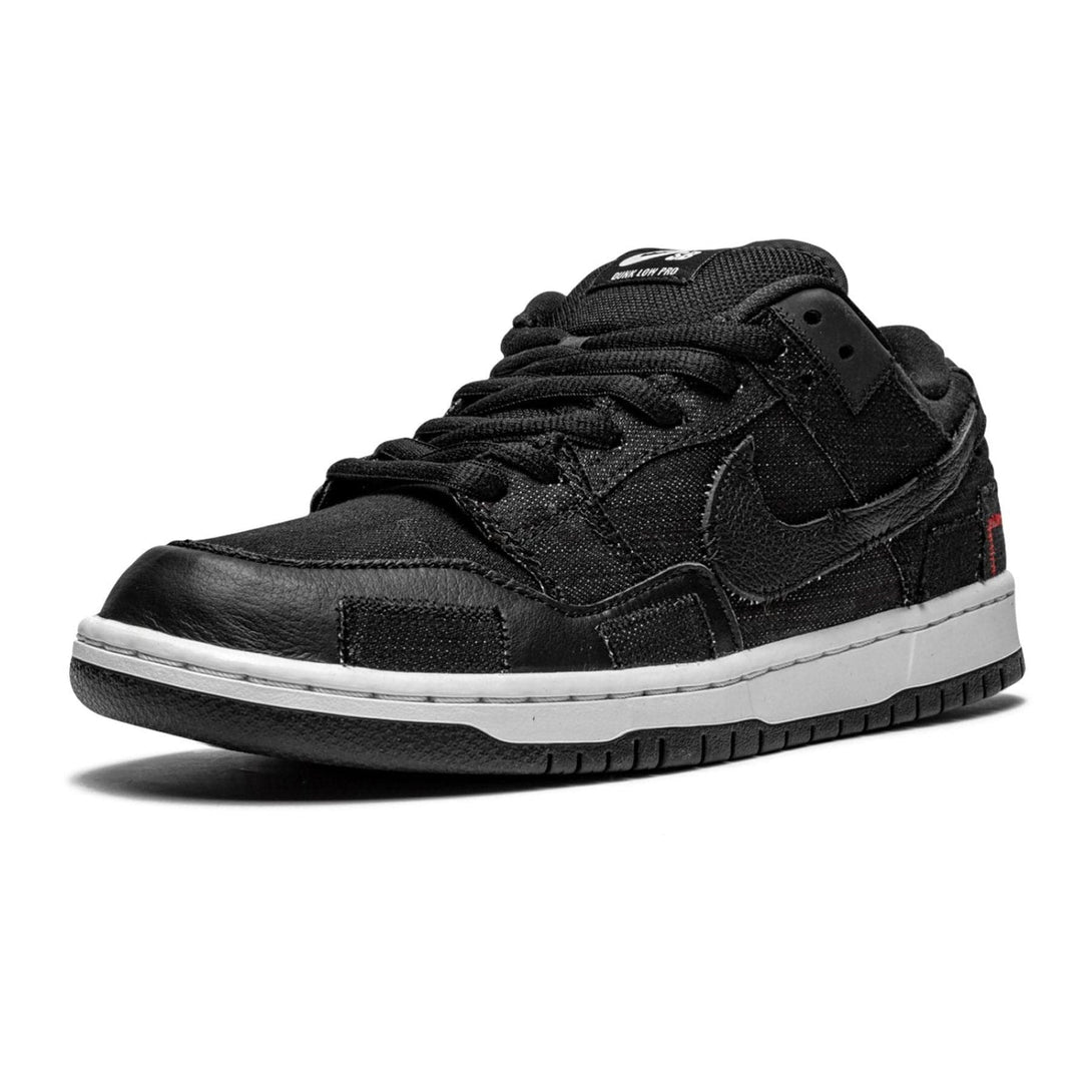 Wasted Youth x Nike Dunk Low SB 'Black Denim'- Streetwear Fashion - helmiss.com